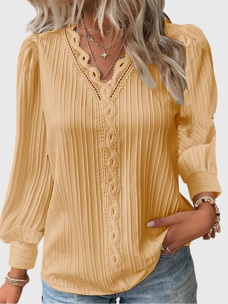 Andrea™ | Elegant Pullover Blouse